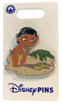 Disney Parks Baby Moana & Turtle Opening Edition Pin New With Card