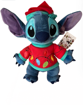 Disney Store Stitch Holiday Lights Medium Plush New with Tags No Lights Up