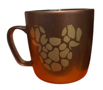 Disney Parks Coffee Mug Animal Kingdom Giraffe Print Mickey Icon New With Tag