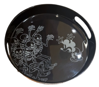 Disney Parks Silly Symphony Cartoon Skeleton Dance Decorative Tray New With Tag