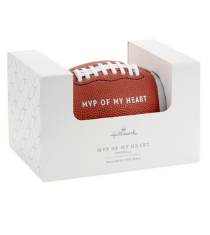 Hallmark Valentine MVP of My Heart Plush Football New with Box