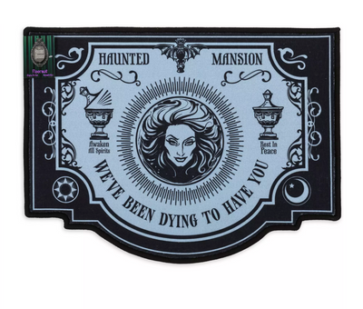 Disney The Haunted Mansion Madame Leota We've Been Dying to Have You Doormat New