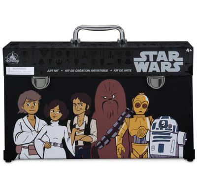 Disney Parks Deluxe Art Kit Star Wars with Markers and Tools With Case New