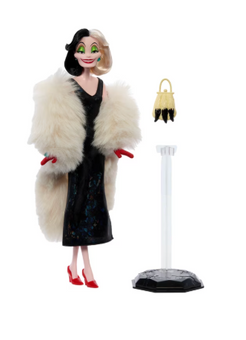 Disney Cruella De Vil Collectible Villains Fashion Doll Signature Look Toy New