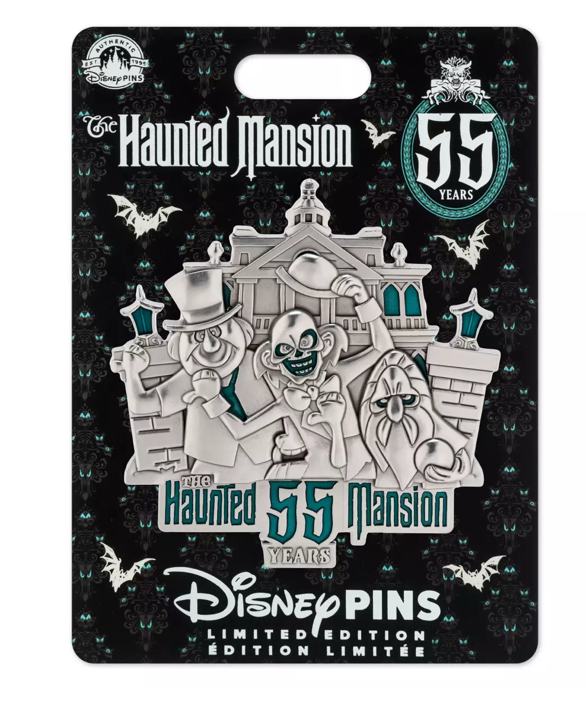 Disney Parks Hitchhiking Ghosts Haunted Mansion 55th Mini Jumbo Pin New W Tag