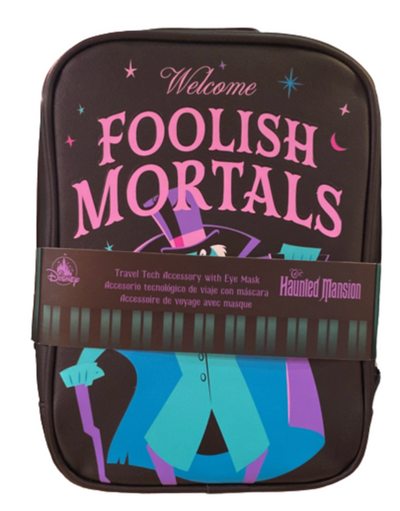Disney Parks Haunted Mansion Welcome Foolish Mortals Travel Tech Accessory New