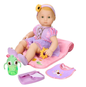 American Girl Disney Rapunzel Cuddle & Care Set with Bitty Baby Doll New w Box