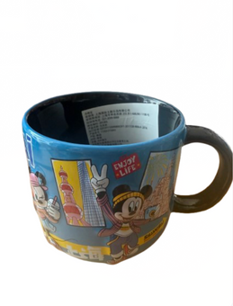 Disney Parks Shanghai Resort Map Mickey and Friends Enjoy Life Coffee Mug New