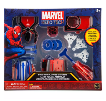 Disney Parks Marvel Hero Tech Spider-Man Build-and-Play Web-Shooters New with Box
