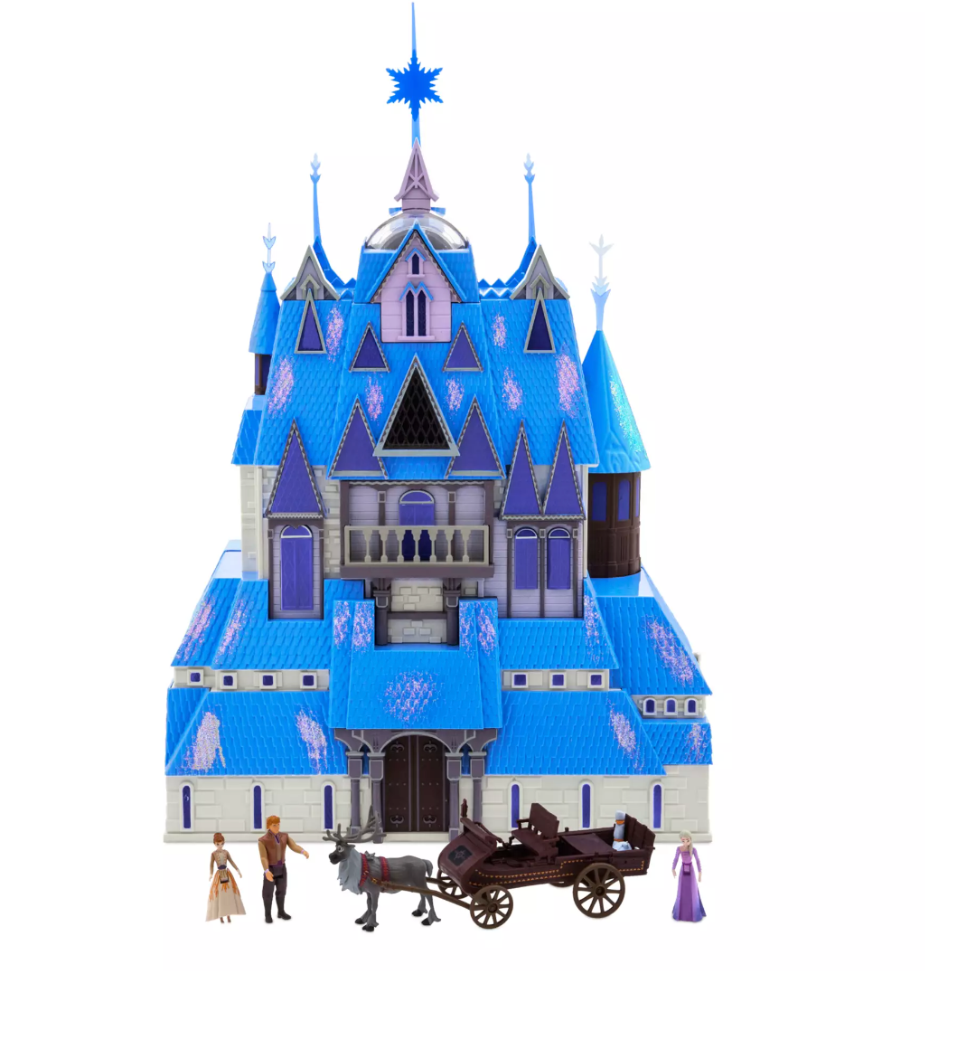 Disney Frozen 2 Castle Colorful Light Show and Sounds Playset Toy New with Box