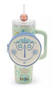 Disney It is a Small World Stainless Steel Travel Tumbler with Straw Zip Case