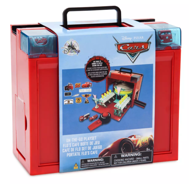 Disney Parks Flo's V8 Cafe On-the-Go Play Set – Cars Play Set Toy New With Tag