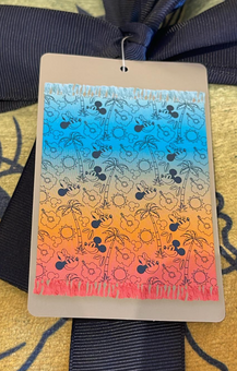 Disney Parks Summer Home Woven Beach Throw New with Tag