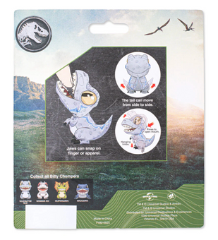 Universal Studios Jurassic World Dilophosaurus Bitty Chompers Toy New With Tag