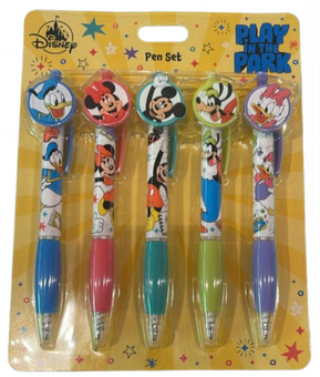 Disney Parks Pen Set - Play in the Park - Mickey and Friends New With Tag