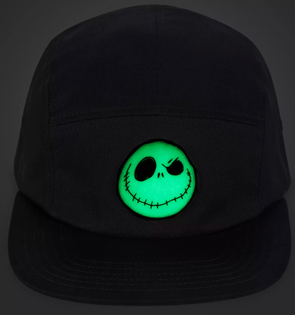 Disney Parks Jack Skellington Glow-in-the-Dark Cap for Adults New with Tag