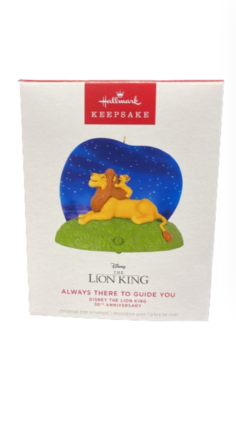 Hallmark 2024 Keepsake 30th The Lion King Christmas Ornament with Light New