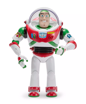 Disney Buzz Lightyear Christmas Talking Action Figure Toy Story 12'' Limited New