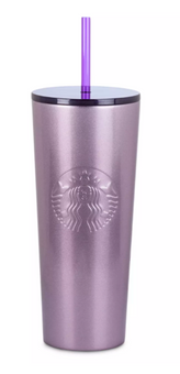 Disney Disneyland Stainless Steel Starbucks Tumbler with Straw New With Tag