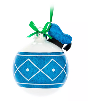 Disney Parks Donald Glitter Glass Christmas Ornament New with Tag