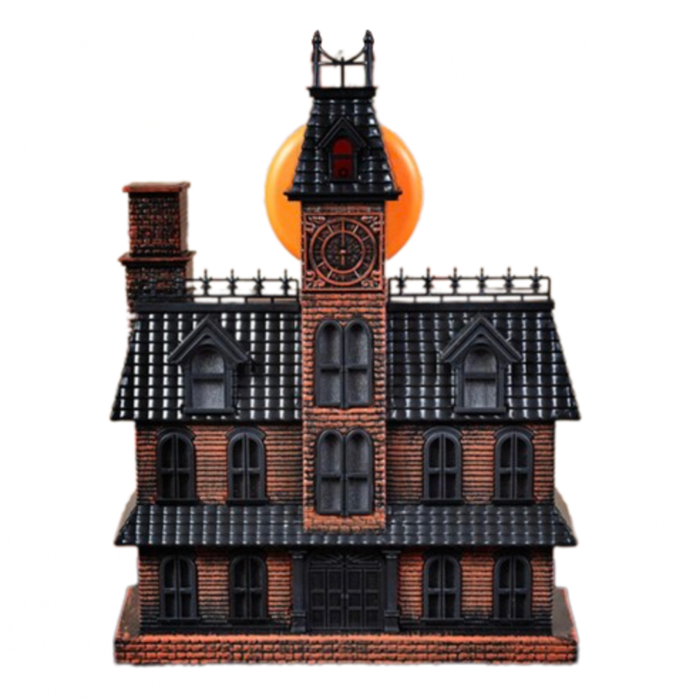 Cracker Barrel Exclusive Halloween Haunted House Mantel Decor Projection New Box