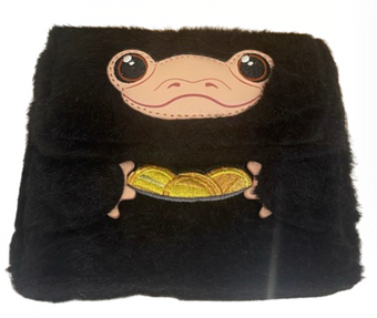Universal Studios Loungefly Fantastic Beasts Niffler Plush Zip Wallet New w Tag