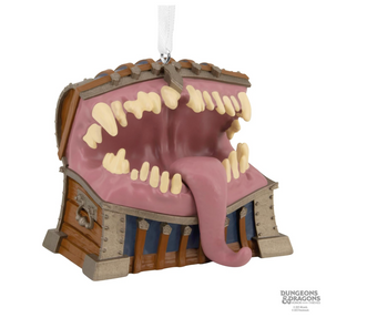 Hallmark Dungeons and Dragons Honor Among Thieves Mimic Christmas Ornament New