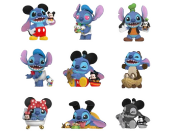 Disney Parks Cosbi Hot Toys Stitch Mickey and Friends Figure New with Blind Box