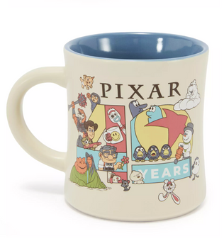 Disney 2026 D23 Pixar 40th Anniversary Ceramic Coffee Mug New