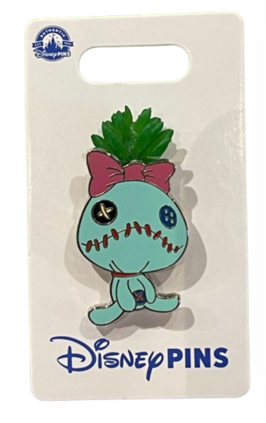 Disney Parks Scrump Lilo And Stitch Succulent Plant Pin New With Card