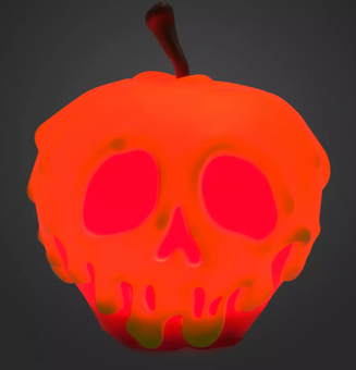 Disney Parks Poisoned Apple Tabletop Light Snow White Seven Dwarfs New With Tag