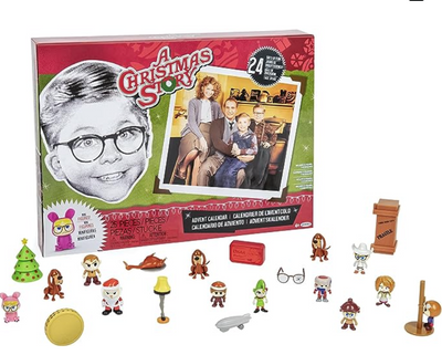 A Christmas Story Advent Calendar 24 Silly and Festive Figures New With Box