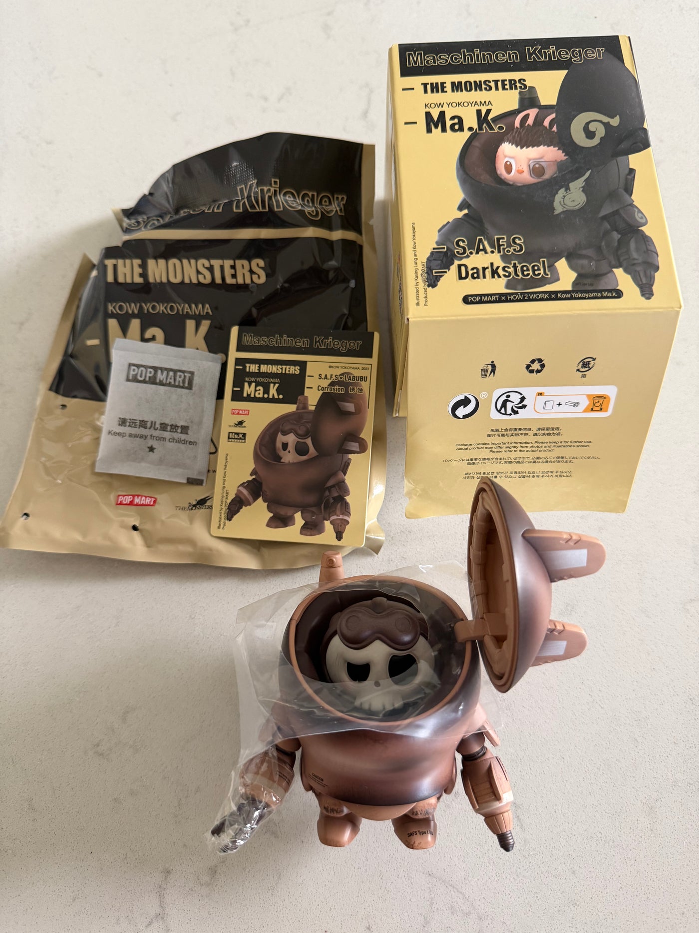 Pop Mart Labubu The Monsters x Kow Yokoyama Ma.k Corrosion New w Box USA SELLER