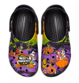 Disney Parks Mickey Mouse & Friends Halloween Clogs Crocs M4/W6 New With Tag