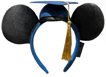 Disney Parks Class of 2025 Graduation Mickey Ear Hat Headband New With Tag