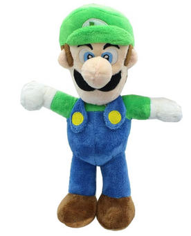 Toynk Nintendo Super Mario Bros. 12-Inch Luigi Plush Toy New With Tag