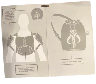 Disney Parks Star Wars Galaxy’s Edge Mandalorian Beskar Armor New With Tag