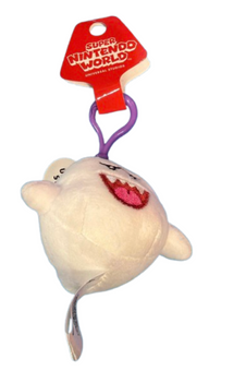 Universal Studios Super Nintendo World Boo Plush Keychain New With Tag