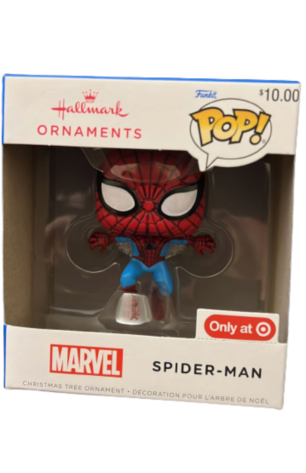 Hallmark Funko POP! Marvel Spider-Man Christmas Tree Ornament Target New w Box