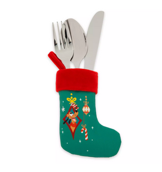 Disney Classics Christmas Mickey Friends Holiday Stocking Utensil Holders New