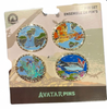 Disney Parks Pandora World Of Avatar Banshee Pin Set of 4 New with Card