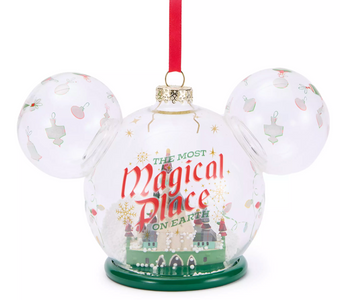 Disney Parks Mickey Mouse Icon Most Magical Place on Earth Ornament New With Tag