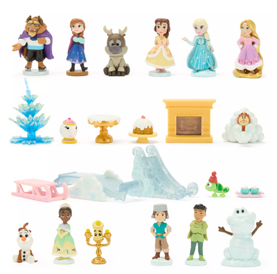 Disney Parks Once Upon a Story 24 Day Countdown Calendar Micro Figure Set New