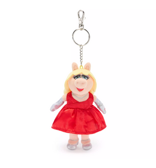 Disney Parks The Muppets Miss Piggy Plush Keychain Bag Charm New with Tag
