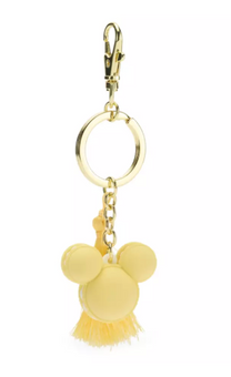 Disney Parks Mickey Mouse Icon Macaron Keychain – Yellow New With Tag