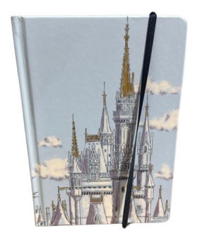 Disney Parks Journal Walt Disney World Cinderella Castle Blue Gray New with Tag