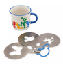 Disney Parks Mousewares Mickey and Friends Mug and Coffee Stencil Set New