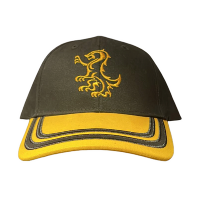 Universal Studios Harry Potter Hufflepuff Black Yellow Mascot Baseball Cap New