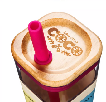 Disney Parks Coco Tumbler with Straw New With Tag