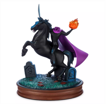 Disney Ichabod Crane and Headless Horseman Light-Up Figure Set Mr. Toad D23 New